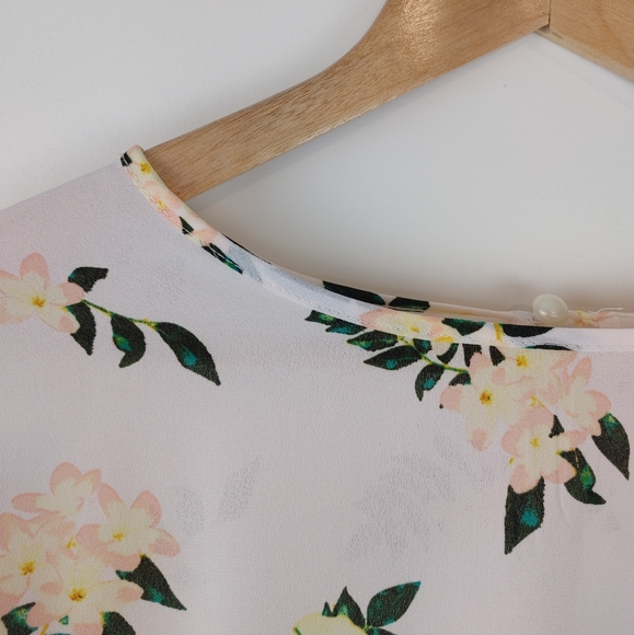 ARDENE | Sheer Floral Long Sleeve Blouse - Picture 12 of 12